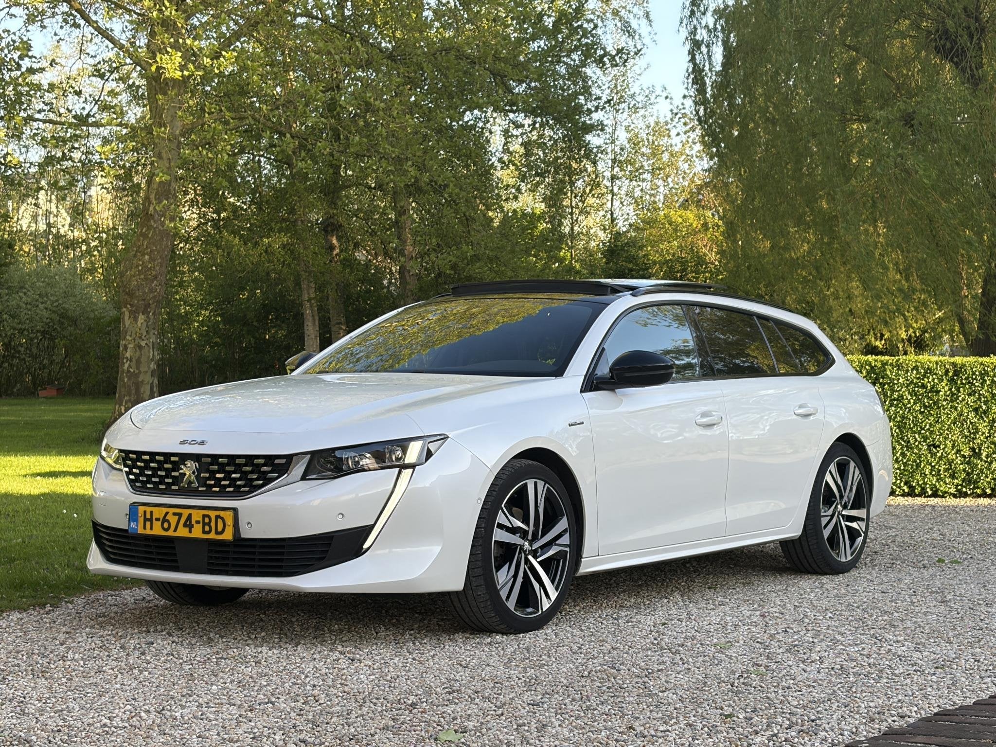 Peugeot 508 SW 1.5 HDi GT-Line Automaat, Carplay, Schuifdak, Auto's, 745 kg, Gebruikt, 4 cilinders, Leder en Stof