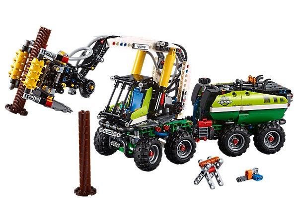 LEGO Technic 42080 - Bosbouwmachine, Inclusief instructies, Verzenden, Lego, Zo goed als nieuw