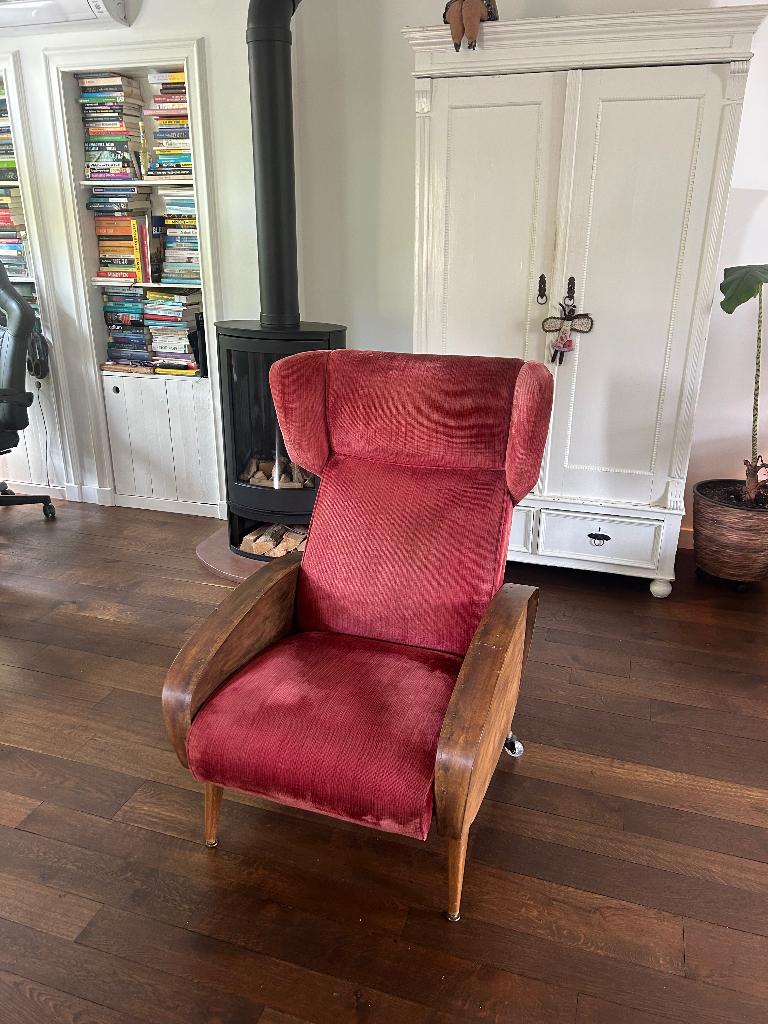 Vintage telax fauteuil, Huis en Inrichting, Fauteuils, Ophalen, Vintage, retro, Gebruikt, 75 tot 100 cm