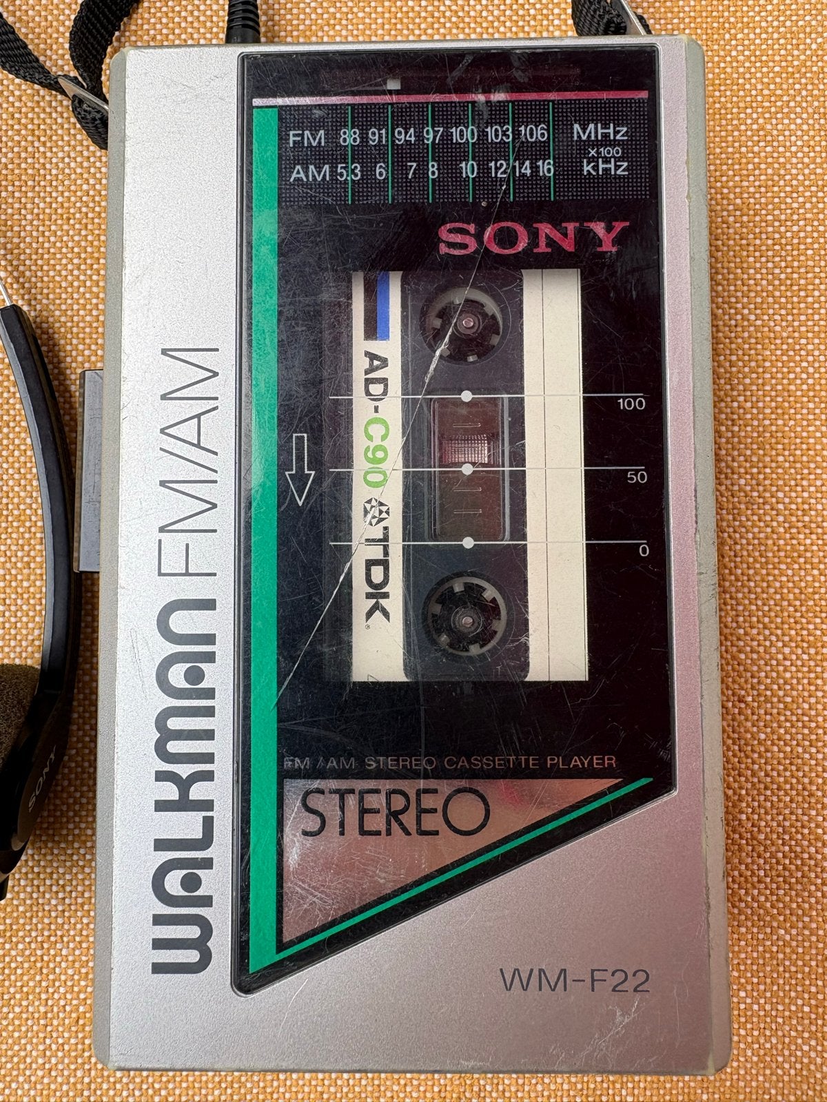 Sony Walkman WM-F22 FM/AM Stereo Cassette Player, Ophalen of Verzenden, Walkman