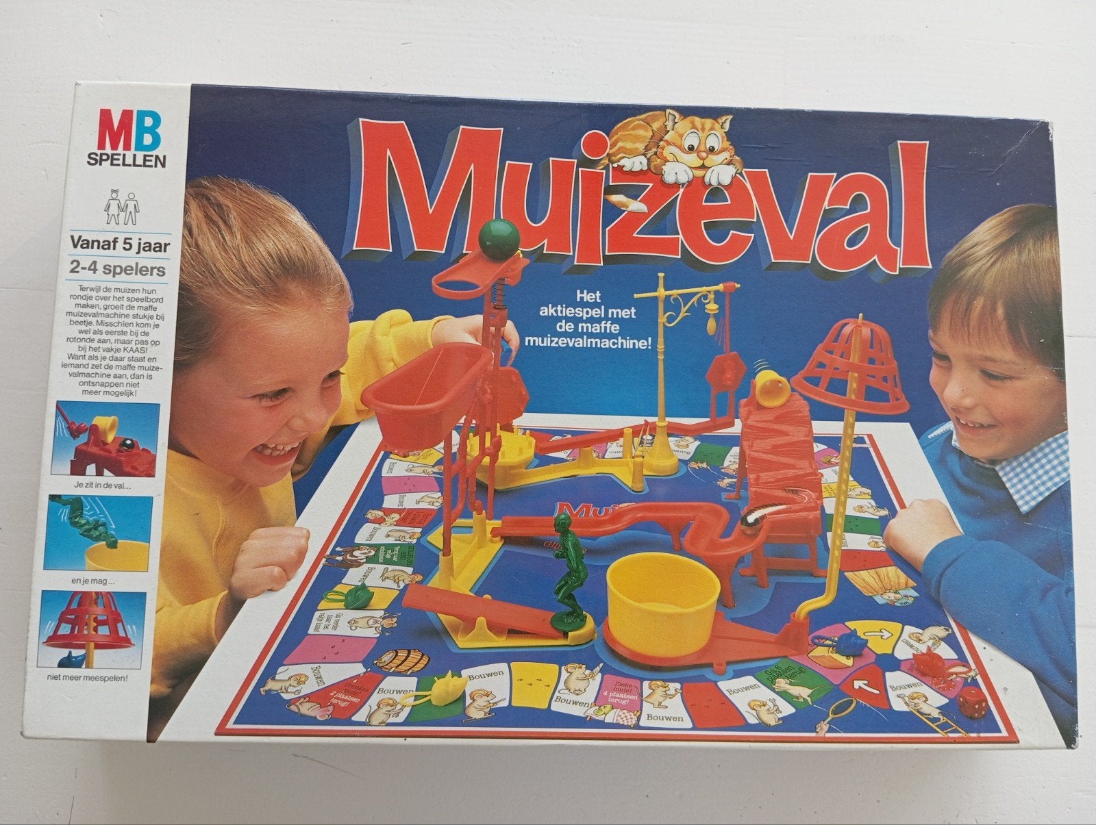Muizeval Spel Vintage!, Ophalen of Verzenden, Zo goed als nieuw