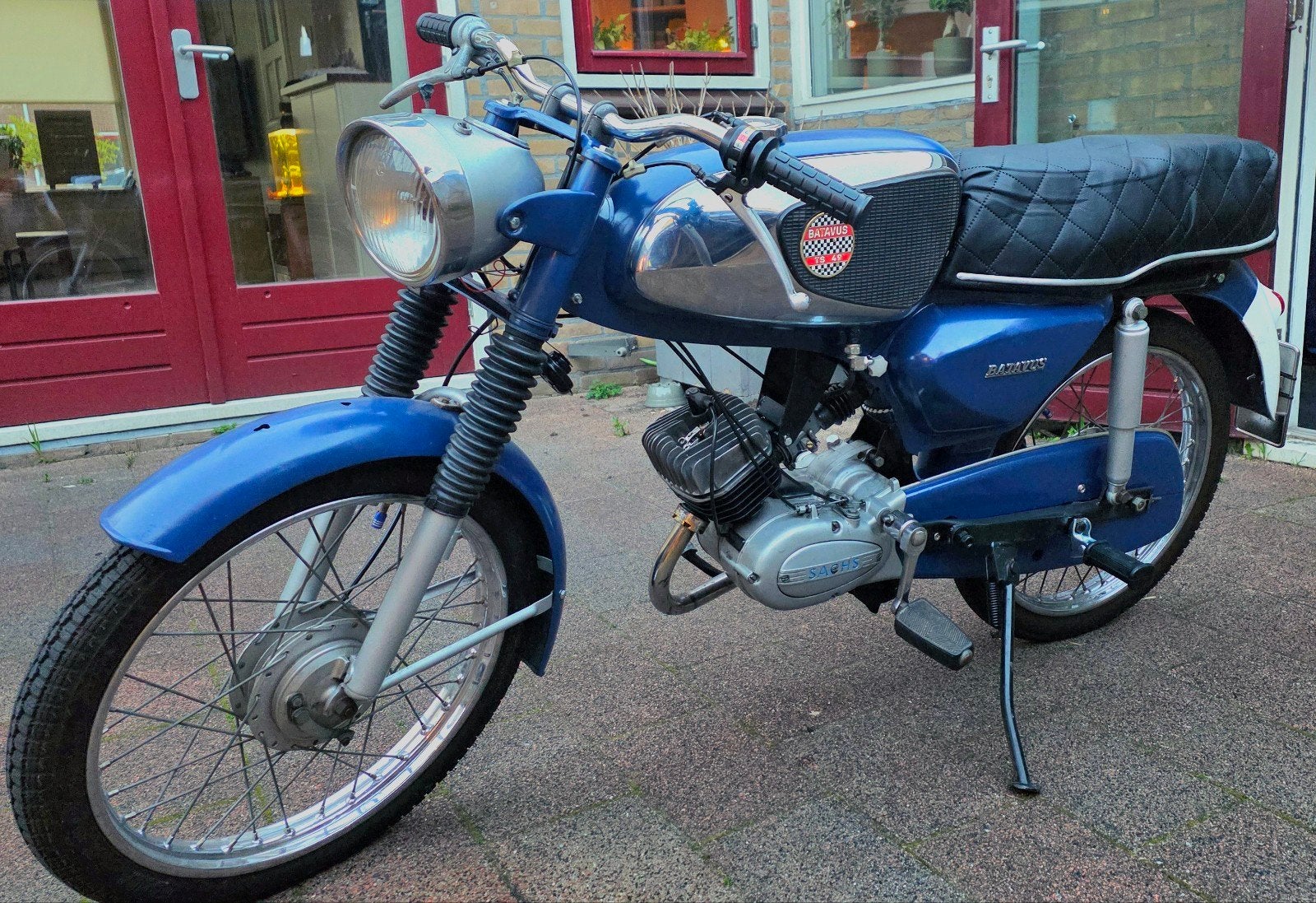 Batavus ts49 Bromfiets - Klassieke Sachs Motor, Ophalen, Maximaal 45 km/u, Batavus, 50 cc