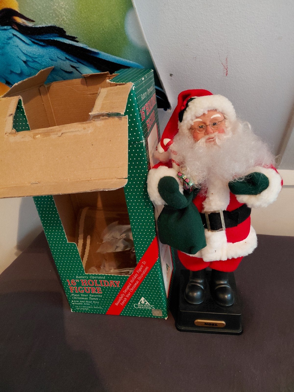 kerstman met muziek, Ophalen, Gebruikt
