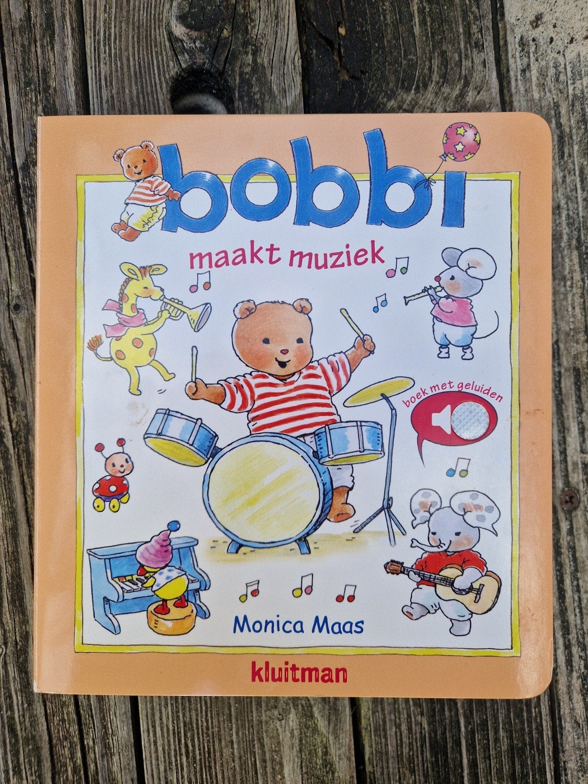 Bobbi maakt muziek geluidenboekje - Nieuw, Monica Maas, Fictie algemeen, Jongen of Meisje, Nieuw
