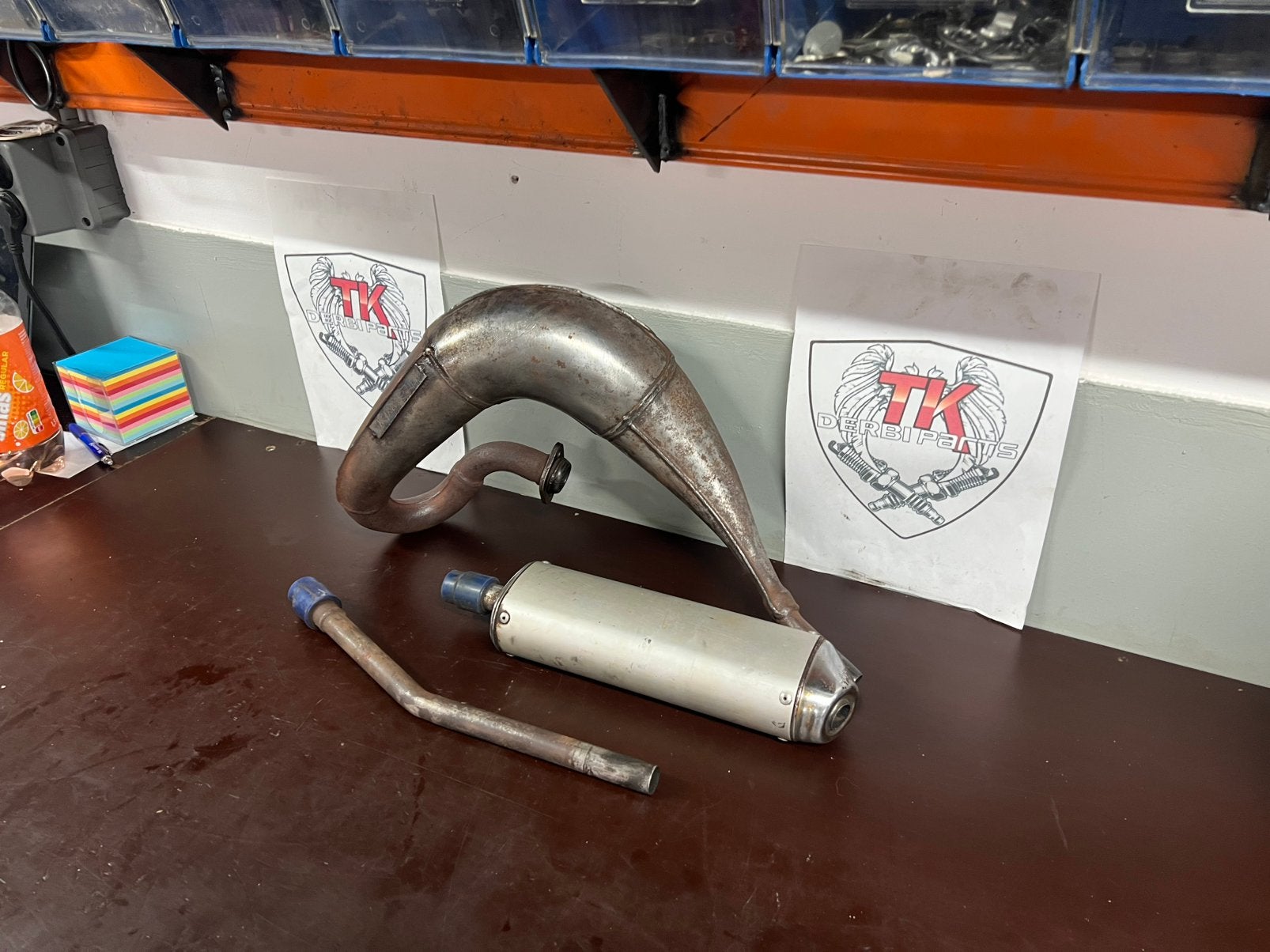 Derbi/aprilia metrakit uitlaat, Fietsen en Brommers, Gebruikt, Metrakit, Ophalen of Verzenden, Uitlaat