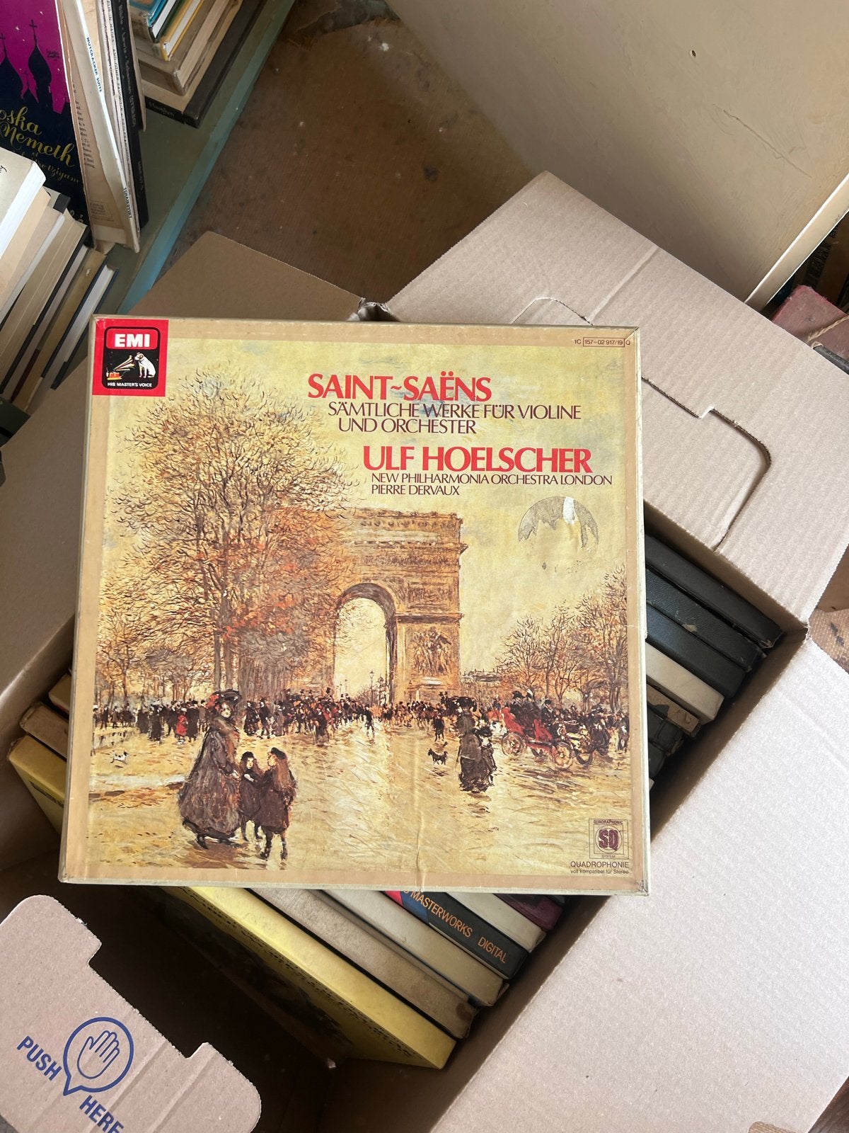 Klassiek vinyl: Saint-Saëns, Verdi, Bellini (o.a. EMI), Cd's en Dvd's, Vinyl | Klassiek, Ophalen, LP, Gebruikt, Opera of Operette