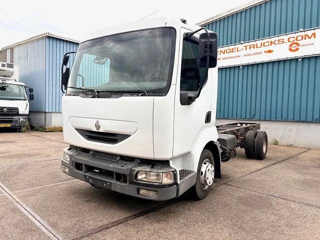 Renault Midlum 180 4x2 FULL STEEL SUSPENSION CHASSIS (EURO 2, Auto's, Euro 2, Achterwielaandrijving, Wit, Bedrijf