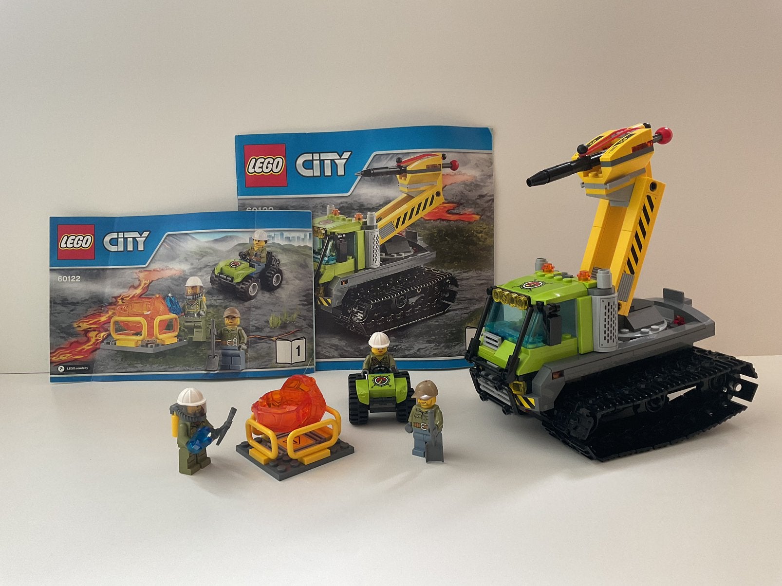 Lego City Vulkaan Crawler 60122, Compleet, City, Lego, Ophalen of Verzenden