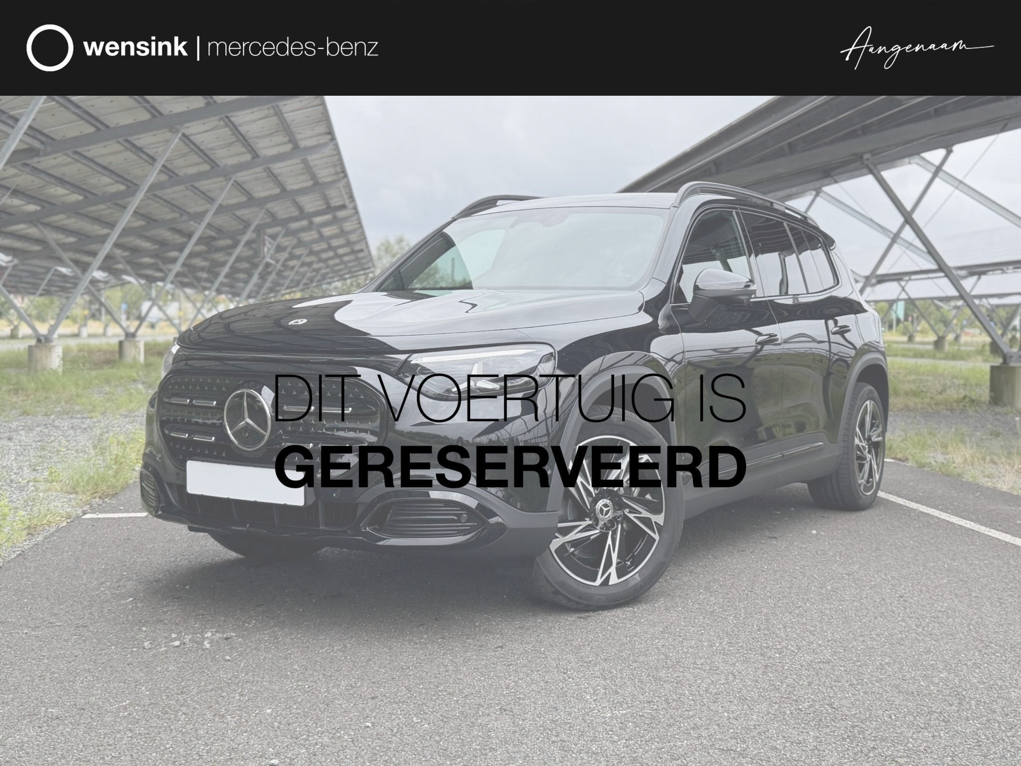 Mercedes-Benz GLB 250+ Business Solution 85.5 kWh | Night |, 2095 kg, Achterwielaandrijving, Leder en Stof, Zwart