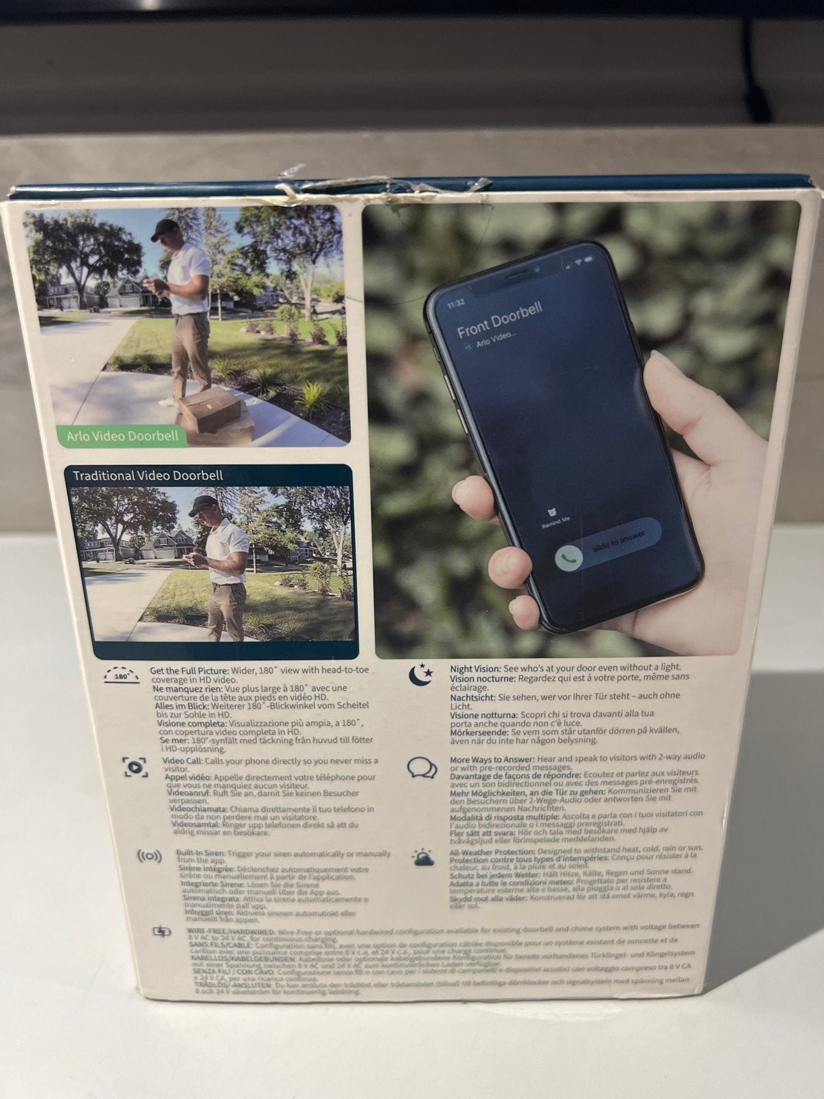 Arlo Essential Draadloze Video Deurbel - Nieuw in doos, N, N, Nieuw, Ophalen of Verzenden