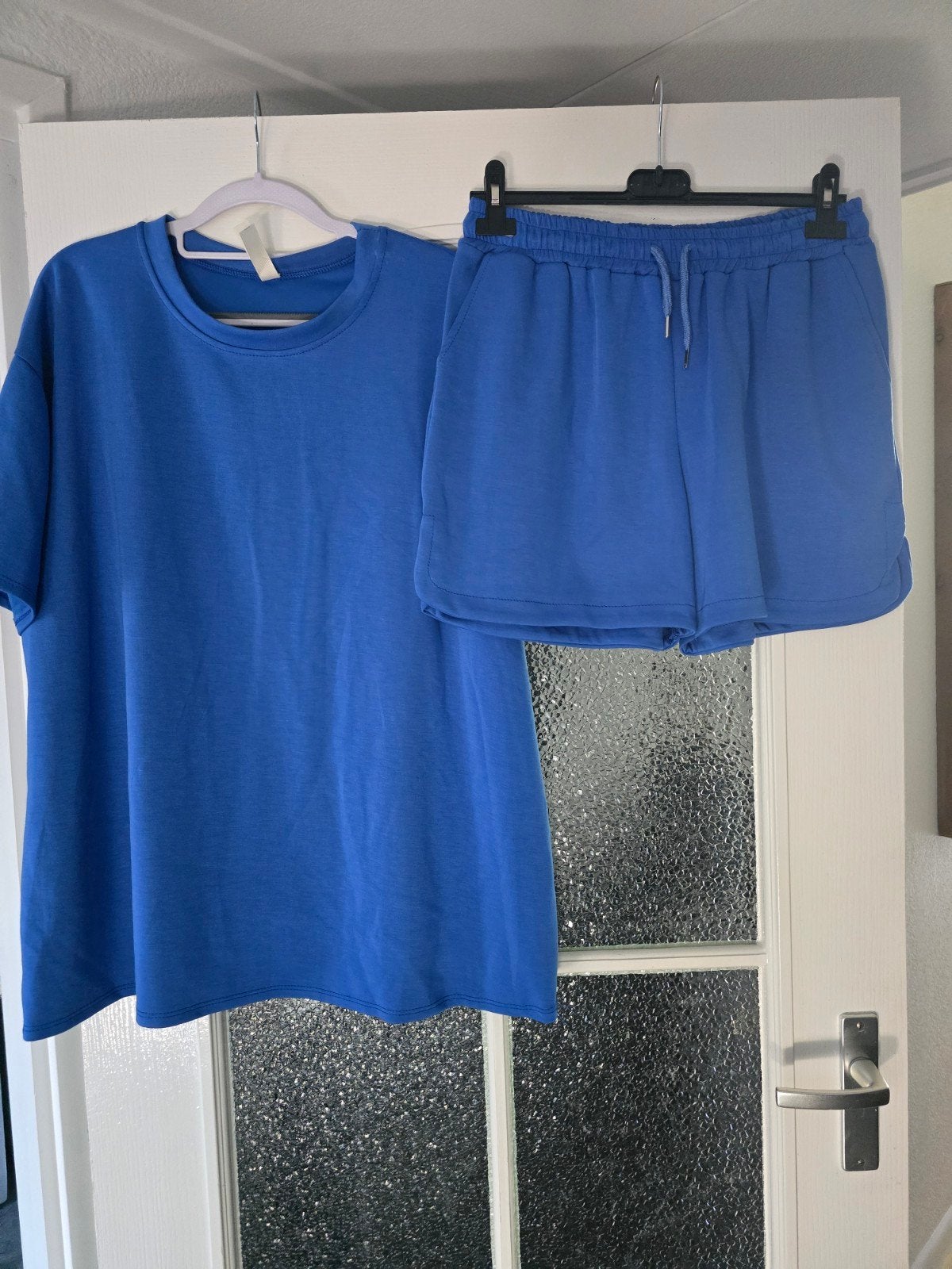 Set kobaltblauw 40 42 44 nieuw, Kleding | Dames, Huispakken, Ophalen of Verzenden, Nieuw, Maat 42/44 (L), Blauw