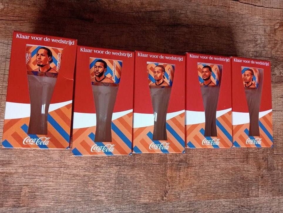 Coca-Cola Glazen WK Voetbal 'Klaar voor de wedstrijd', Verzamelen, Ophalen, Nieuw