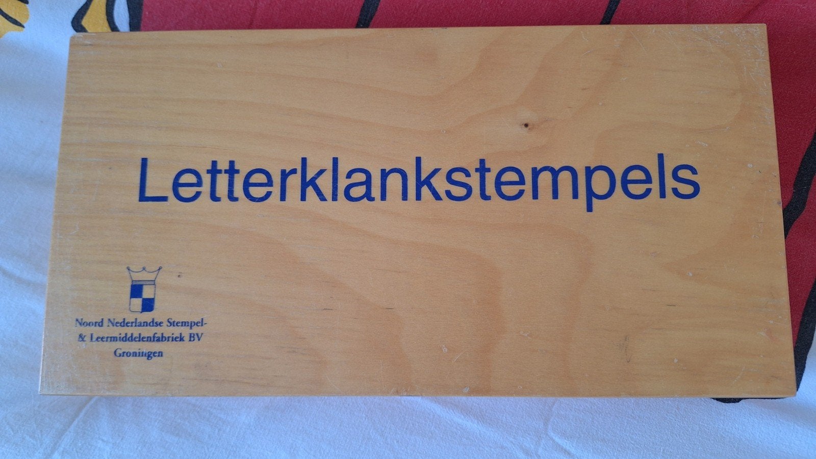 Vintage school letterdoos stempels - Letterklankstempels, Hobby en Vrije tijd, Stempelen, Ophalen of Verzenden