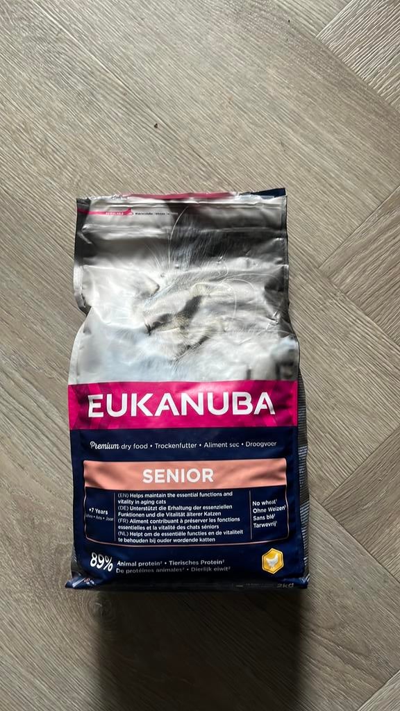 Eukanuba Senior kattenvoer 1600gram, Dieren en Toebehoren, Dierenvoeding, Ophalen of Verzenden, Kat