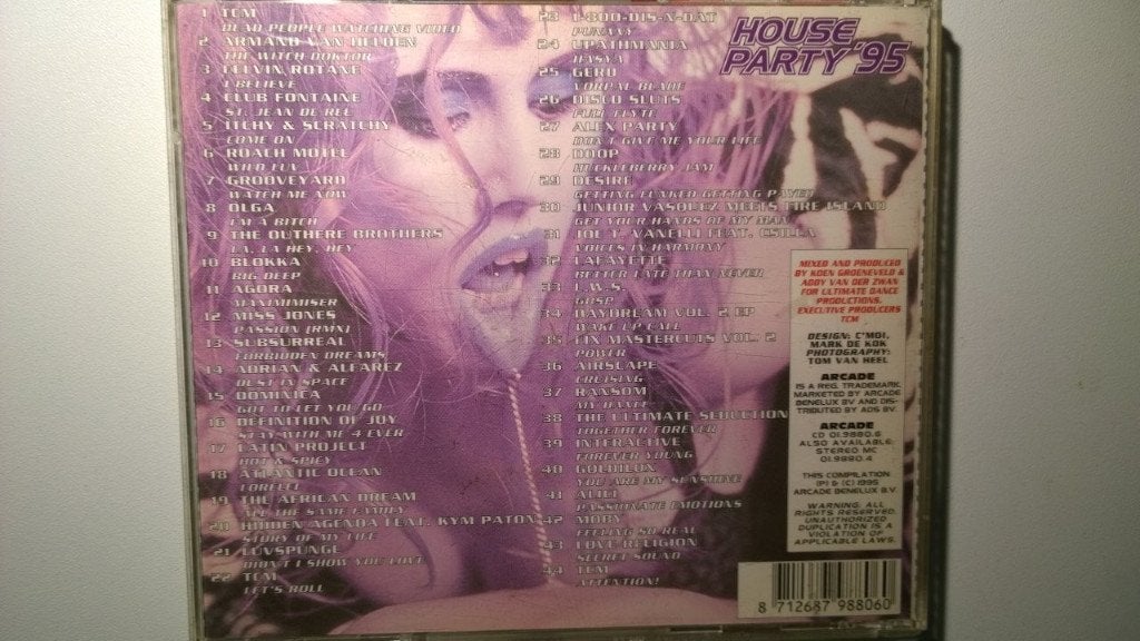 House Party '95 - 1 (The Kinky Klubmixx), Ophalen of Verzenden, Zo goed als nieuw, Techno, Album