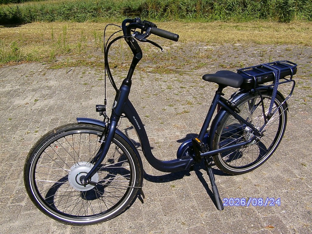 Batavus Entree-E-Go-7 fiets lage instap blauw als nieuw 5-26, Minder dan 47 cm, Ophalen, Nieuw, Batavus