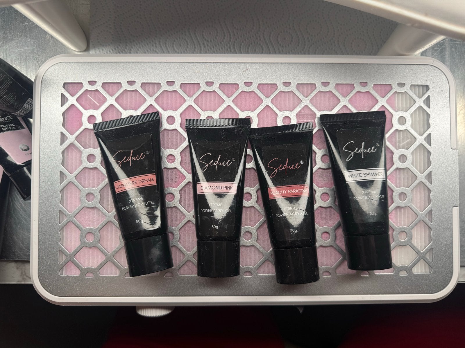 Seduce Seduction Nails Power Acrylgel - Diverse Kleuren, Ophalen of Verzenden, Zo goed als nieuw, Handen en Nagels, Make-up