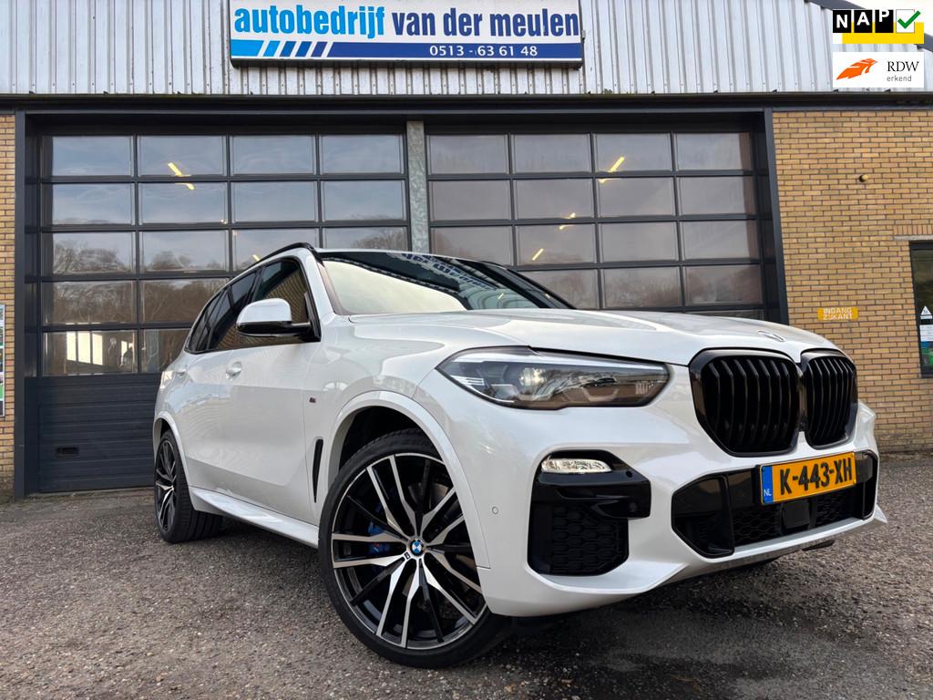 BMW X5 XDrive45e High Executive M-sport uitvoering, nieuwsta, Auto's, Gebruikt, 398 pk, Wit, Automatische klimaatregeling