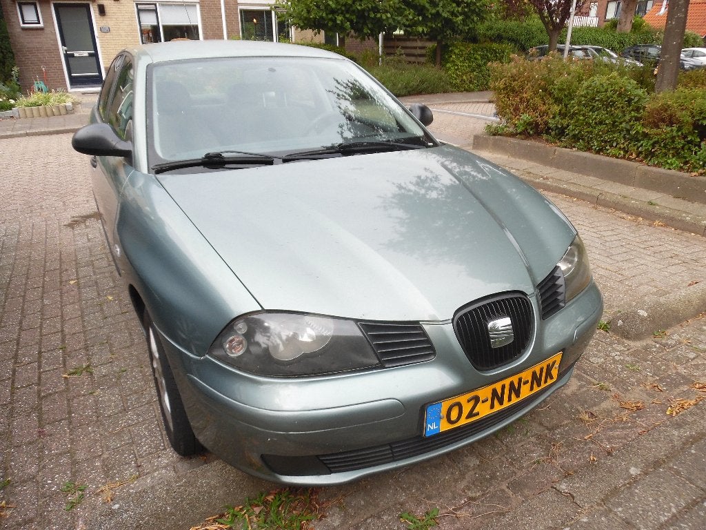 Seat Ibiza 1.4 16V 55KW 2004 Groen, Voorwielaandrijving, 4 cilinders, Ibiza, Origineel Nederlands