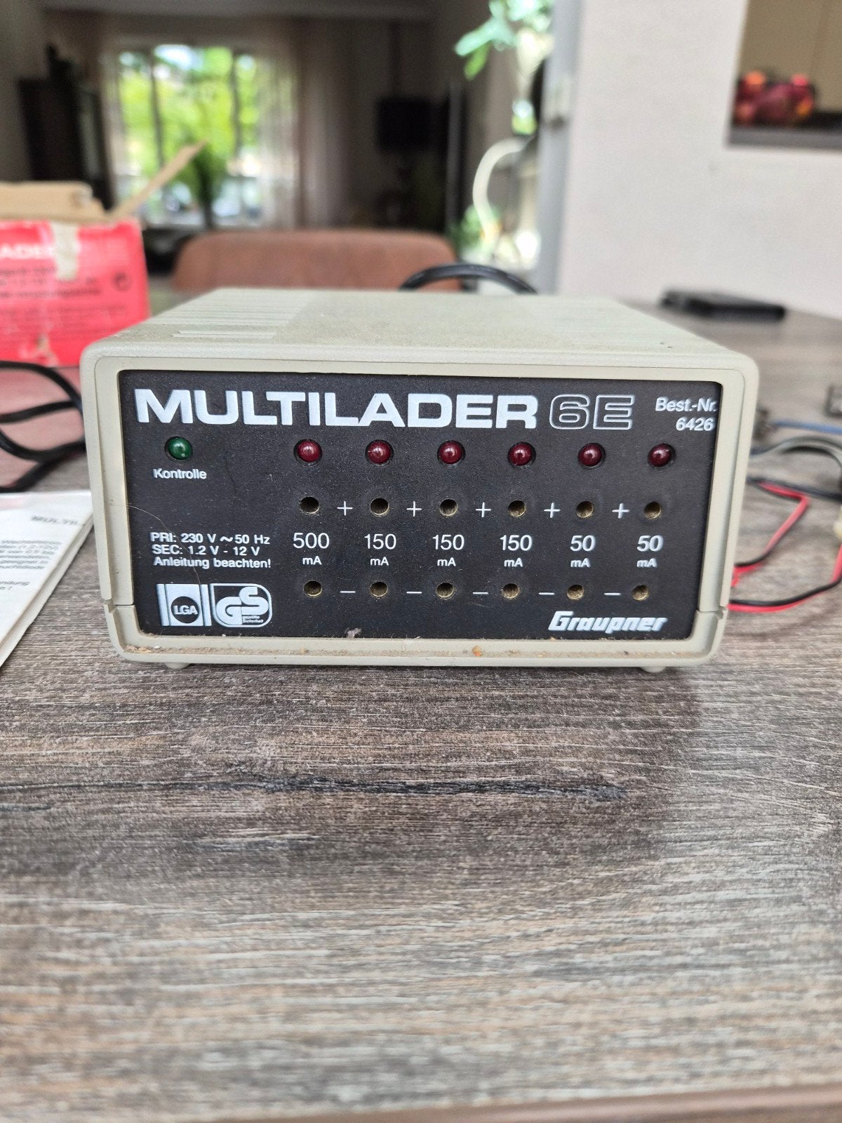 Graupner Multilader 6E - Oplader voor RC-accu's, Gebruikt, Onderdeel, Overige schalen, Overige typen
