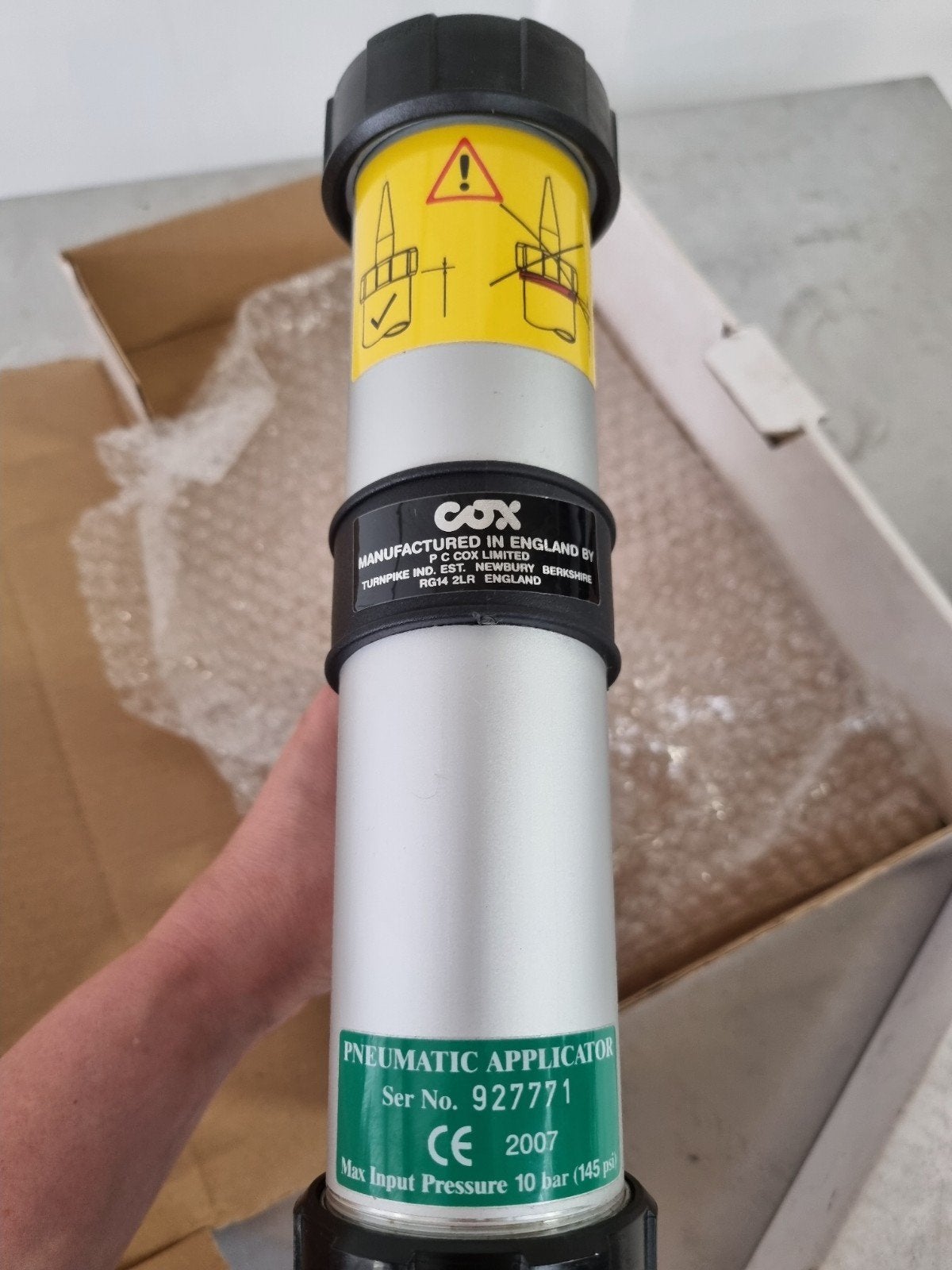Nieuwe Cox PL Pistool MK 5 - PK310 Pneumatische Kitspuit, Overige merken, Info@cox.co.uk, Nieuw, Ophalen of Verzenden