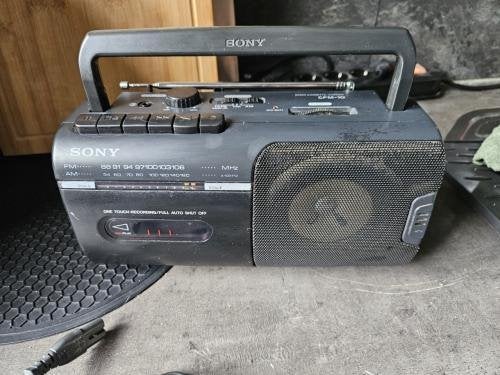 Sony CFS-10 Radio Cassette Recorder - Vintage Boombox, Ophalen of Verzenden, Enkel, Sony, Tape counter
