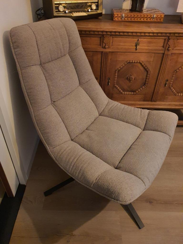 Fauteuil, Huis en Inrichting, Fauteuils, Ophalen, 75 tot 100 cm, Zo goed als nieuw, Stof