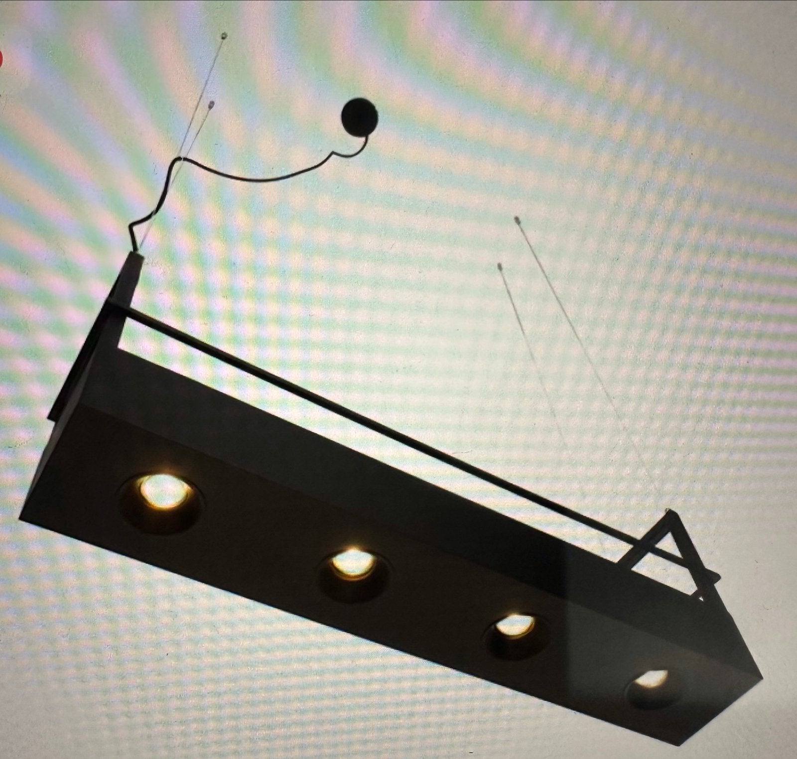 QAZQA Industriële Dimbare LED Smart Hanglamp Eettafel, Ophalen of Verzenden, Zo goed als nieuw, Metaal, Overige fittingen