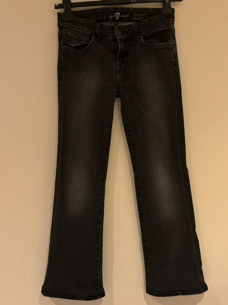 7 for all mankind jeans maat 26, ., Zwart, Ophalen of Verzenden, Zo goed als nieuw