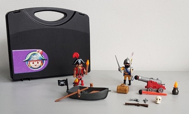 Playmobil meeneemkoffer Pirates Piraten 5894, Pirates, Gebruikt, Complete set, Overige typen