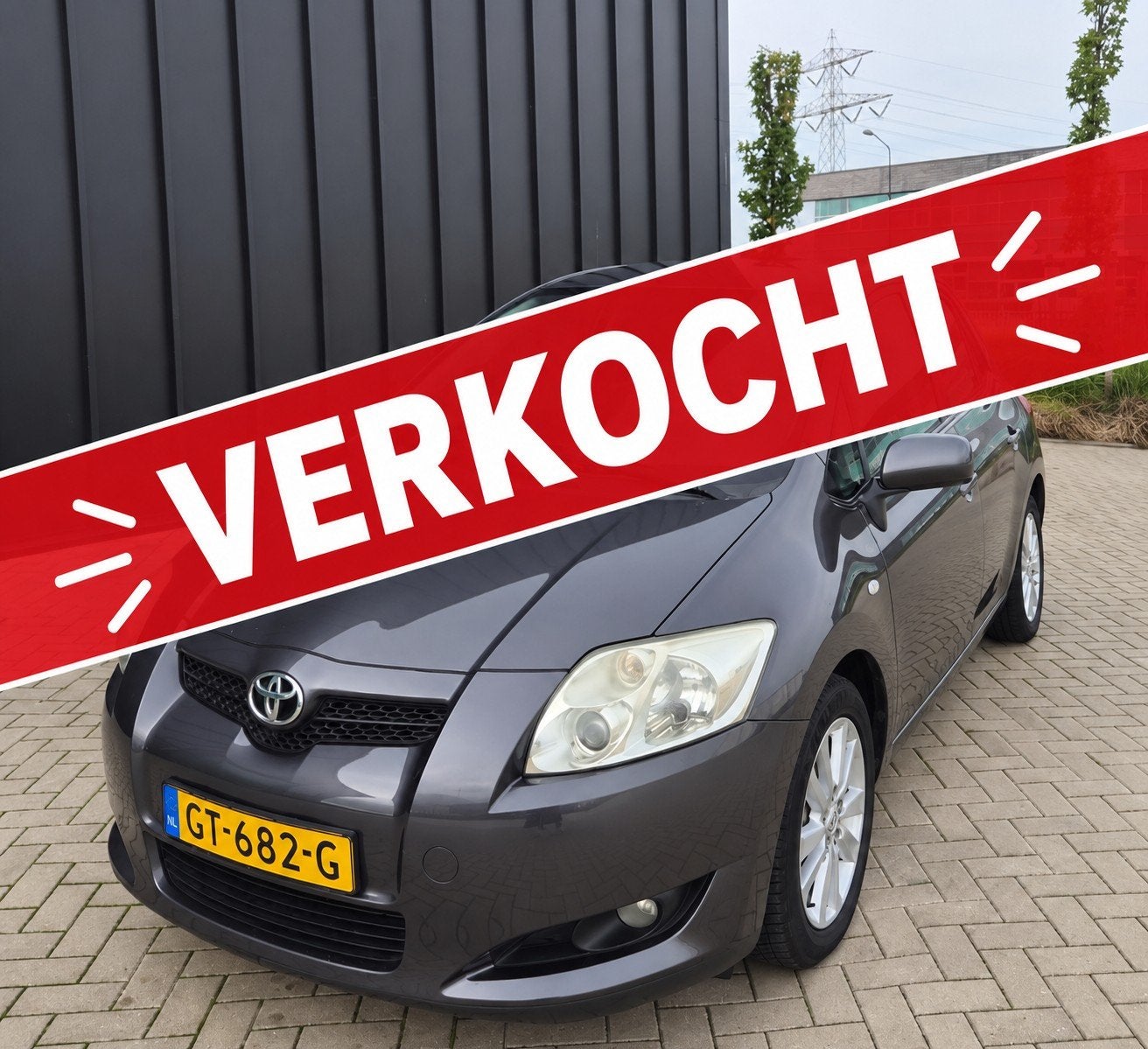 Toyota Auris 1.3 Vvt-i 5DR 2009 Grijs APK 07-2027 | Airco, Auto's, Voorwielaandrijving, 450 kg, 1225 kg, 4 cilinders