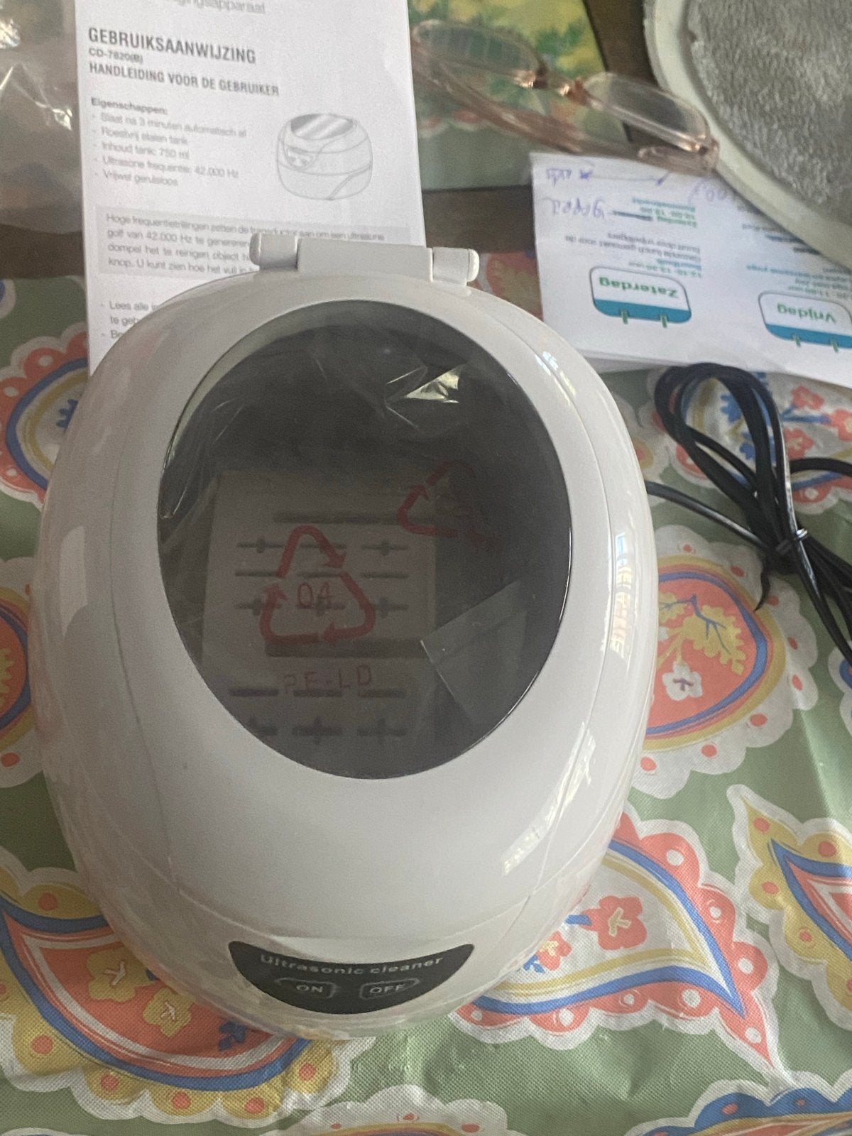 Ultrasoon Reinigingsapparaat CD-7820 (B), Ophalen of Verzenden, Nieuw
