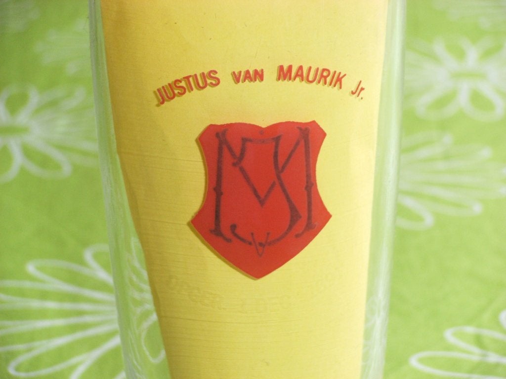 Glas Justus van Maurik Jr - auteur en sigarenfabrikant, Ophalen of Verzenden, Zo goed als nieuw