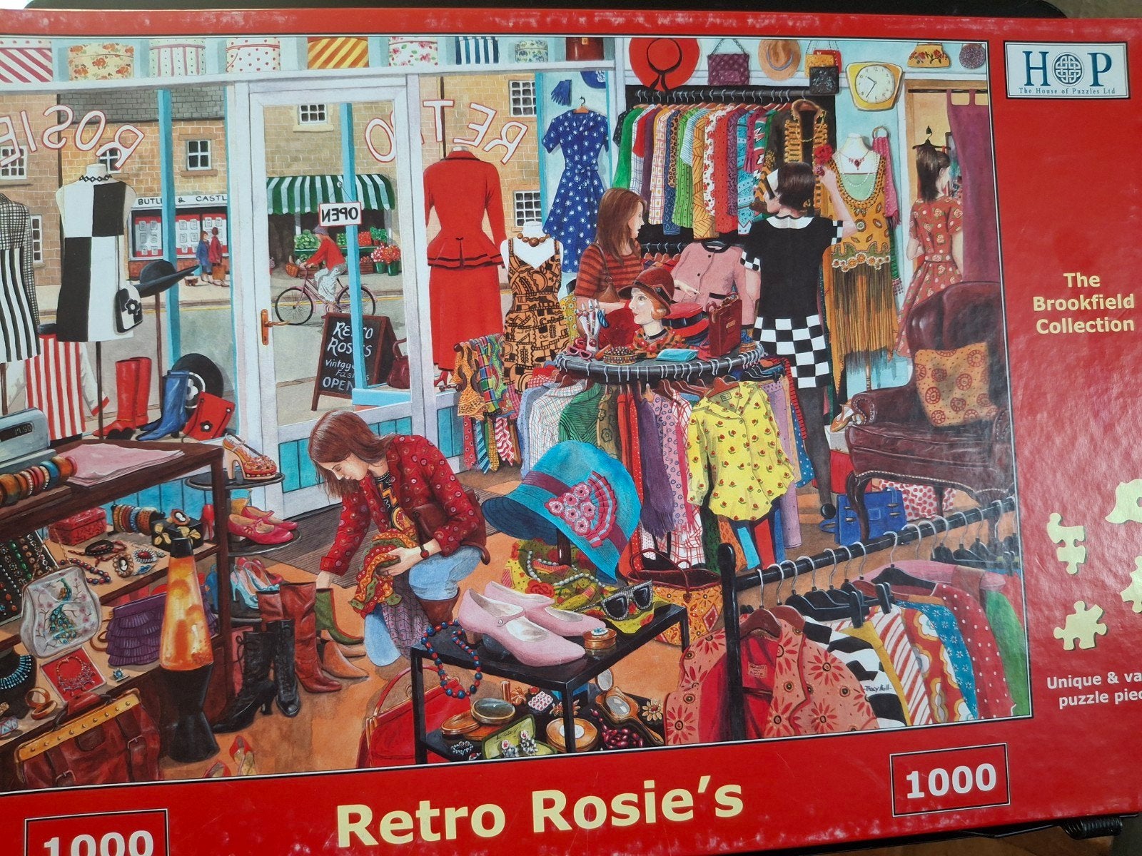 Leuke puzzel Hop, 1000 stukjes., Ophalen of Verzenden, 500 t/m 1500 stukjes, Gebruikt