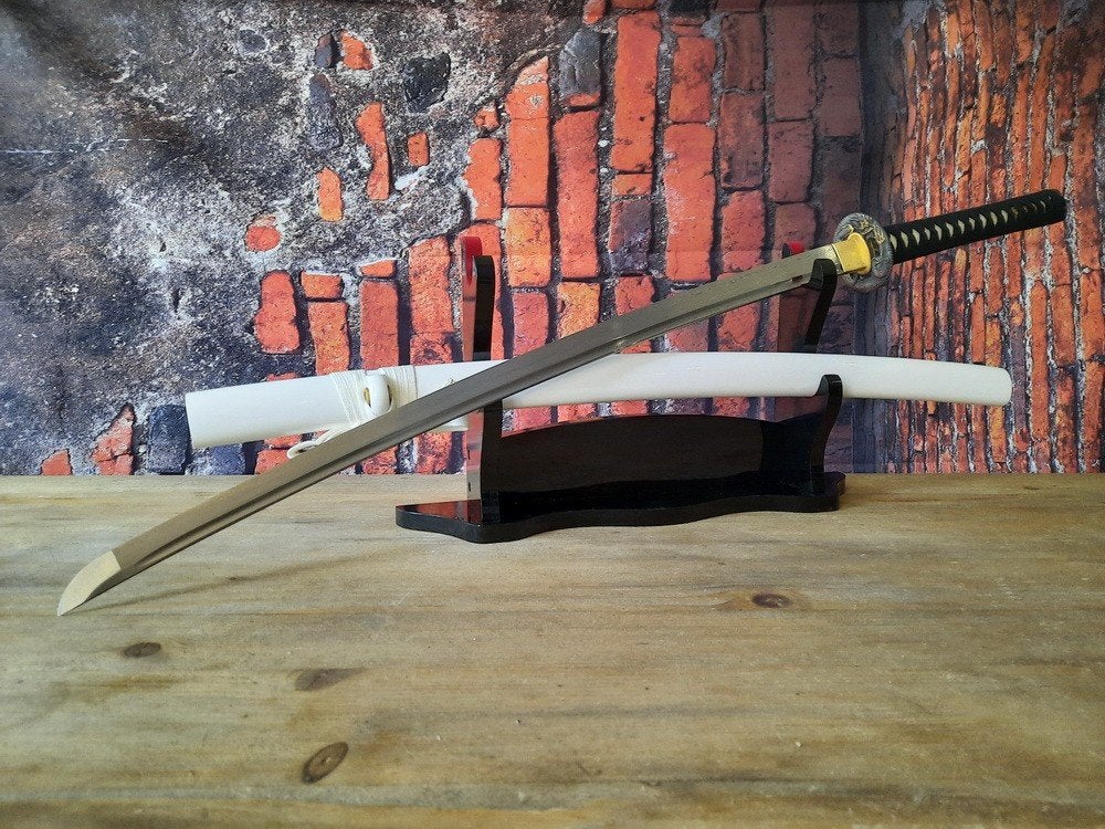 Scherp damast zwaard, samurai zwaarden, sabel, mes, dolk, Verzamelen, Ophalen of Verzenden, Overige soorten, Zwaard of Sabel
