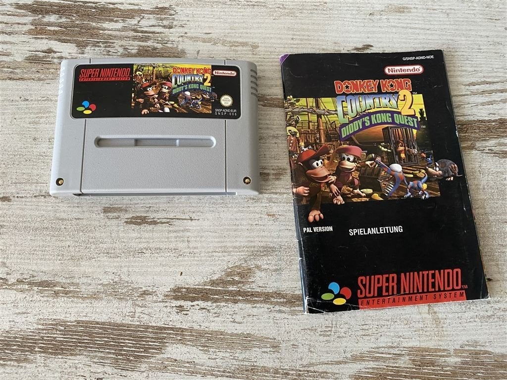 super nintendo donkey kong country 2 [1396], Avontuur en Actie, Verzenden, 1 speler, Zo goed als nieuw