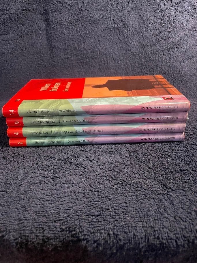 4 boeken: Winnaarscollectie. Literatuur. Romans., Diverse auteurs, Ophalen of Verzenden, Zo goed als nieuw, Nederland