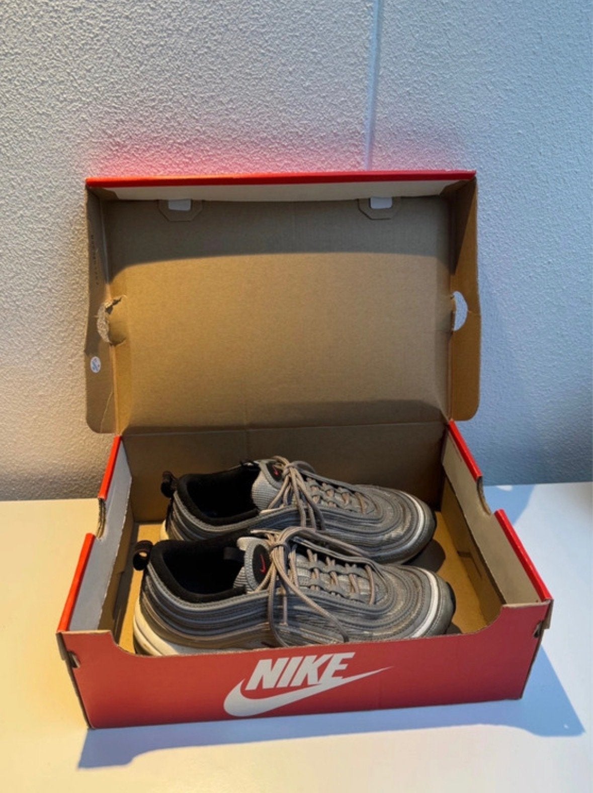 Nike Air Max 97 OG QS Metallic Silver Dames maat 39, Overige kleuren, Ophalen of Verzenden, Sneakers of Gympen, Gedragen