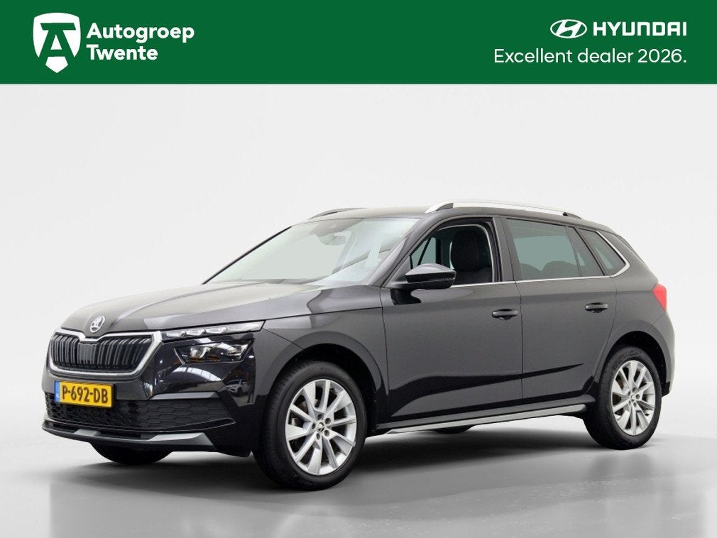 Skoda Kamiq 1.0 TSI Style Automaat | Navigatie | Stoelverwar, Auto's, Skoda, Automaat, Stof, Gebruikt, Zwart
