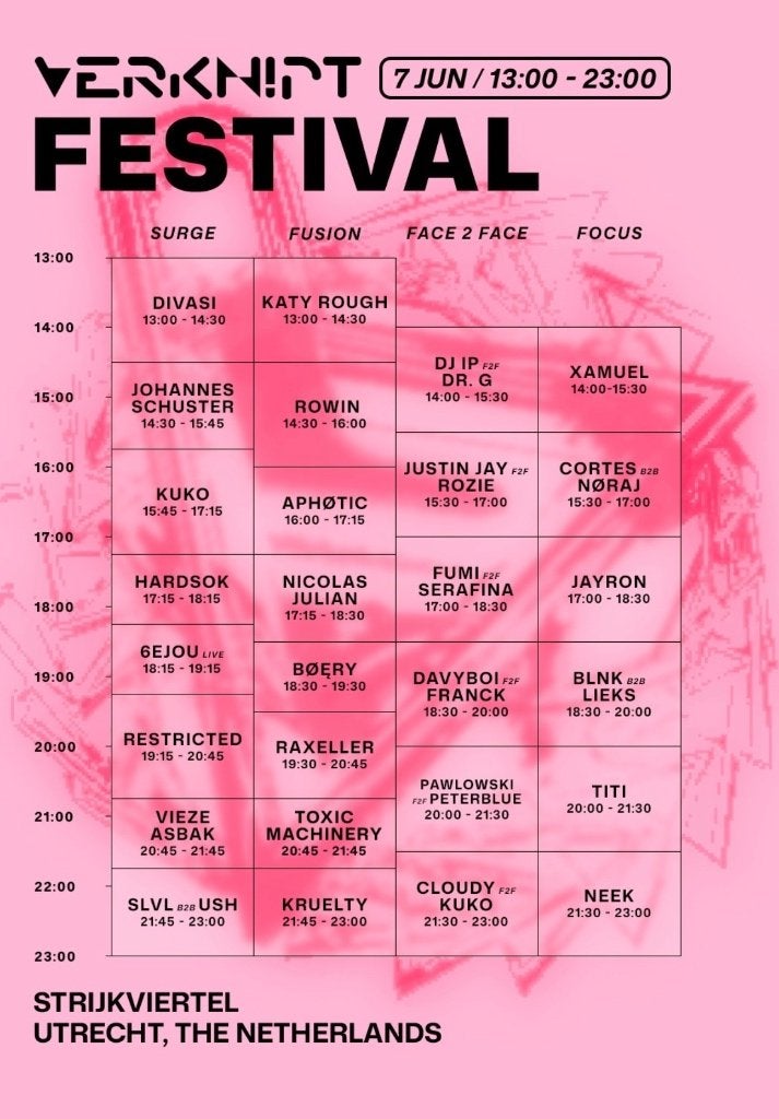 Verknipt festival ticket zondag 7 juni, Tickets en Kaartjes, Evenementen en Festivals, Drie personen of meer