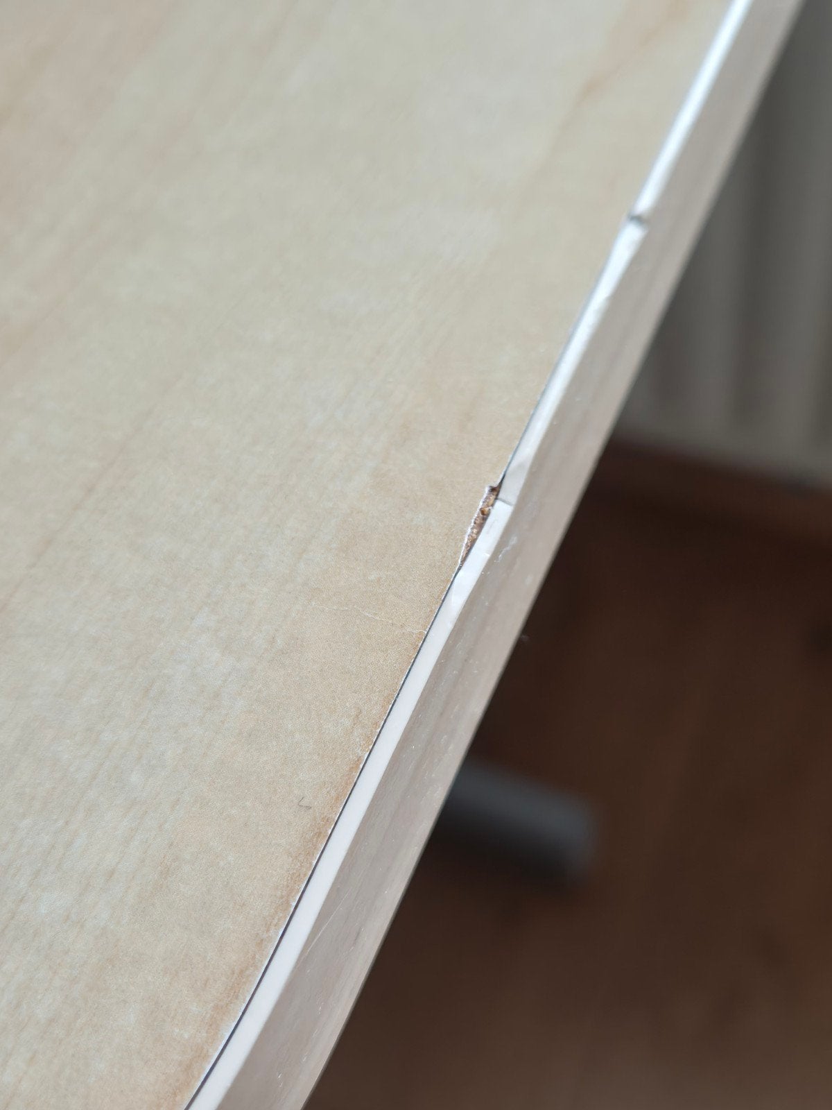 Foto 4 van IKEA Bureau met opzetstuk - 120x90 cm - Licht houtkleur
