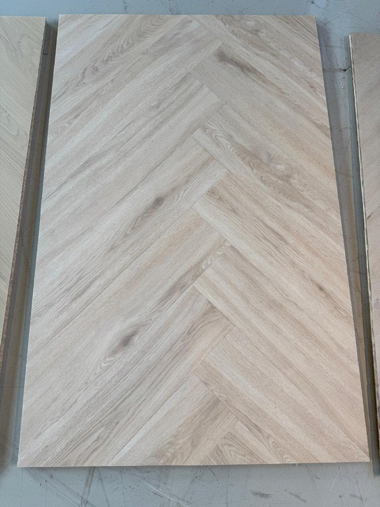 RESTPARTIJ A-kwaliteit PVC plak Visgraat | €16,95/m2, Ophalen, PVC visgraat plak, 75 m² of meer, 4131 NH