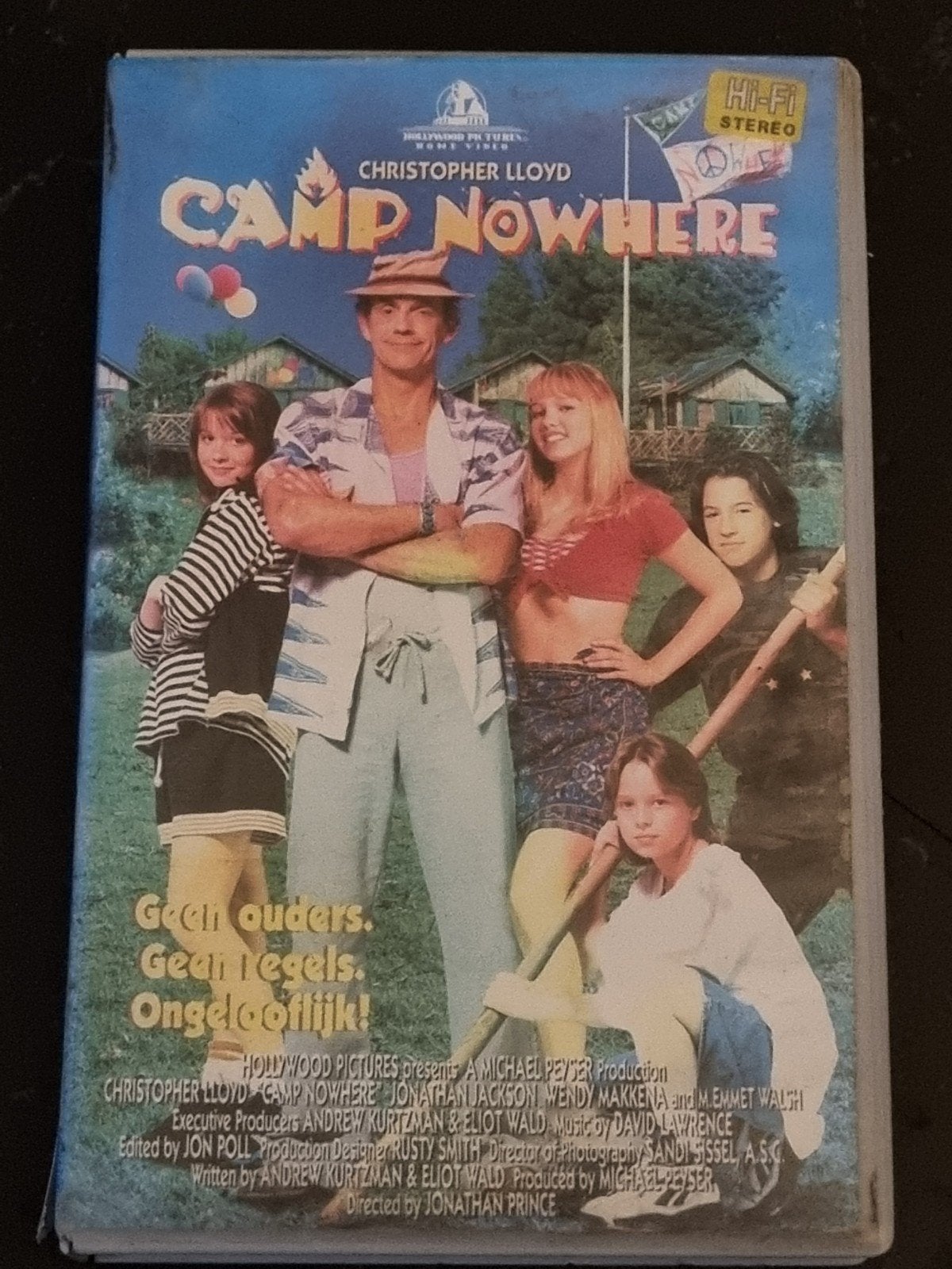 Camp Nowhere VHS - Komedie met Christopher Lloyd, Nederlands ondertiteld, Alle leeftijden, Ophalen of Verzenden, Komedie