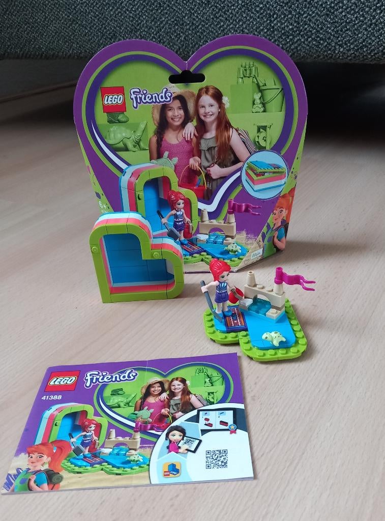 Lego Friends 41388 Mia's hartvormige zomerdoos hart doos, Kinderen en Baby's, Speelgoed | Duplo en Lego, Lego, Nieuw, Friends