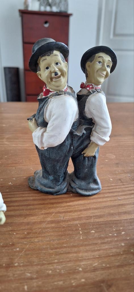 Laurel & Hardy beeldje 16 cm hoog, Ophalen of Verzenden, Zo goed als nieuw