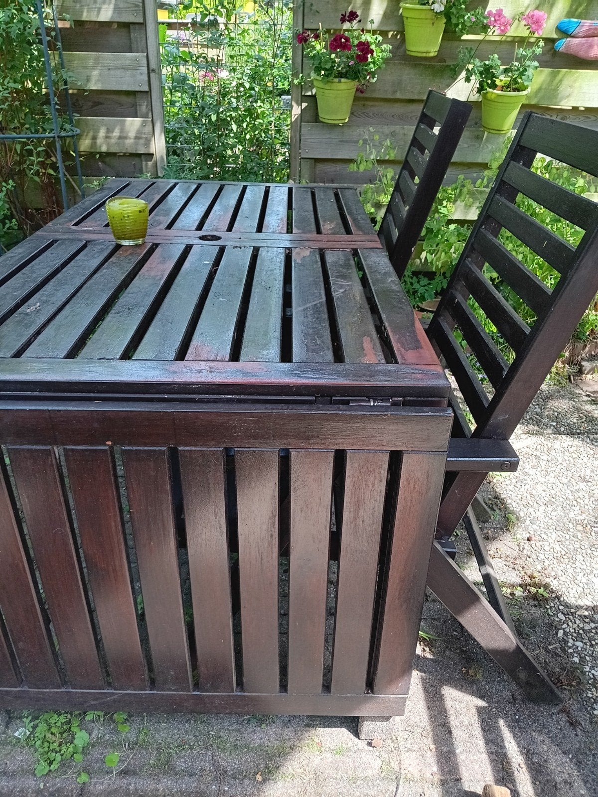 Ikea tuinset, Ophalen of Verzenden, Gebruikt, Hout