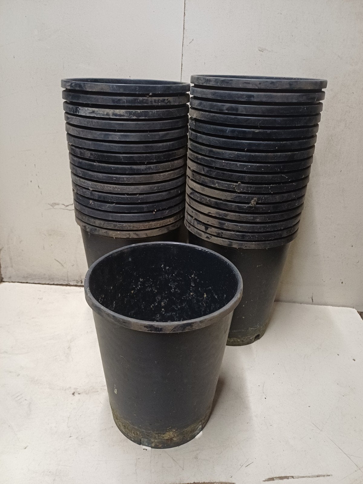 Hoge Kweekpotten plantenpotten bloempotten 7 liter, Tuin en Terras, Bloempotten, Kunststof, Gebruikt, Rond, Ophalen of Verzenden