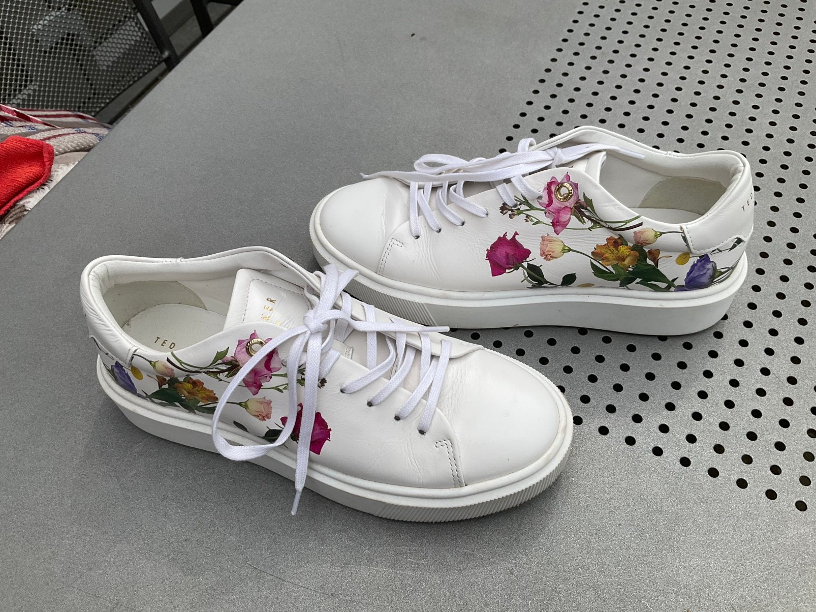 Schoenen Ted Baker, Wit, Ophalen of Verzenden, Sneakers of Gympen, Zo goed als nieuw