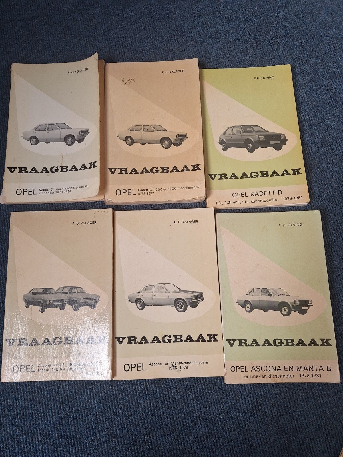 vraagbaak Opel, Mazda,Renault 5,Opel en Citroën 2CV (lelijk, Ophalen