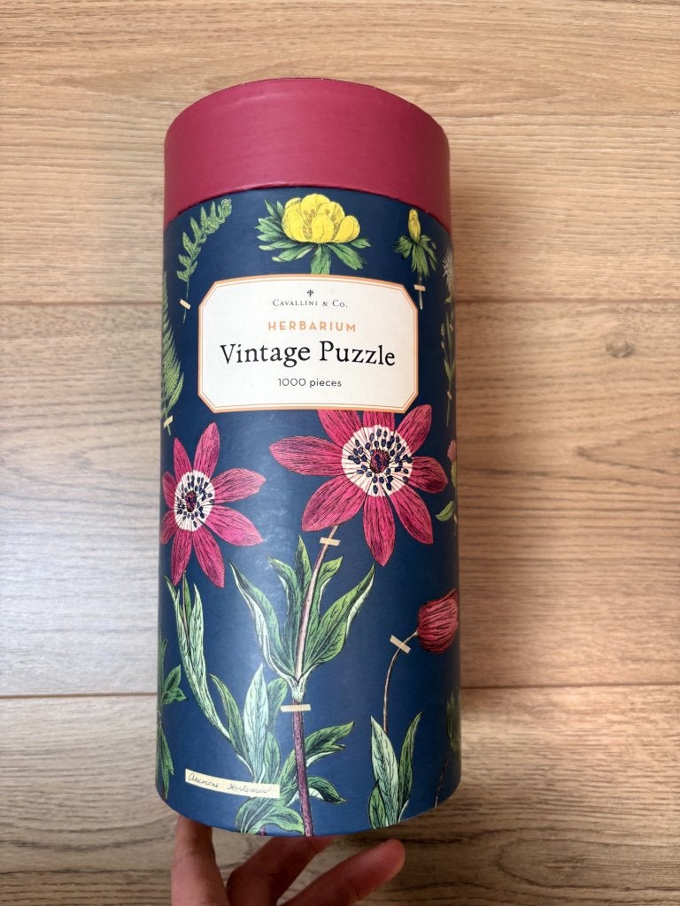 Cavallini & Co Herbarium 1000 stukjes, Ophalen of Verzenden, 500 t/m 1500 stukjes, Gebruikt, Legpuzzel